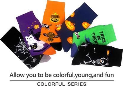 Elevate Your Style with Men's Quirky Novelty Dress Crew Socks - Perfect Fun Gift for Dads and Grandpas!