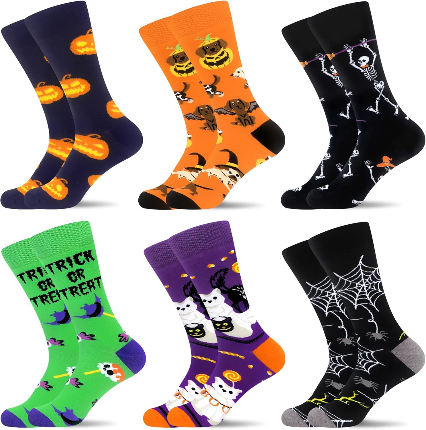 Elevate Your Style with Men's Quirky Novelty Dress Crew Socks - Perfect Fun Gift for Dads and Grandpas!